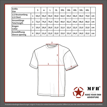 T-Shirt, halbarm, schwarz