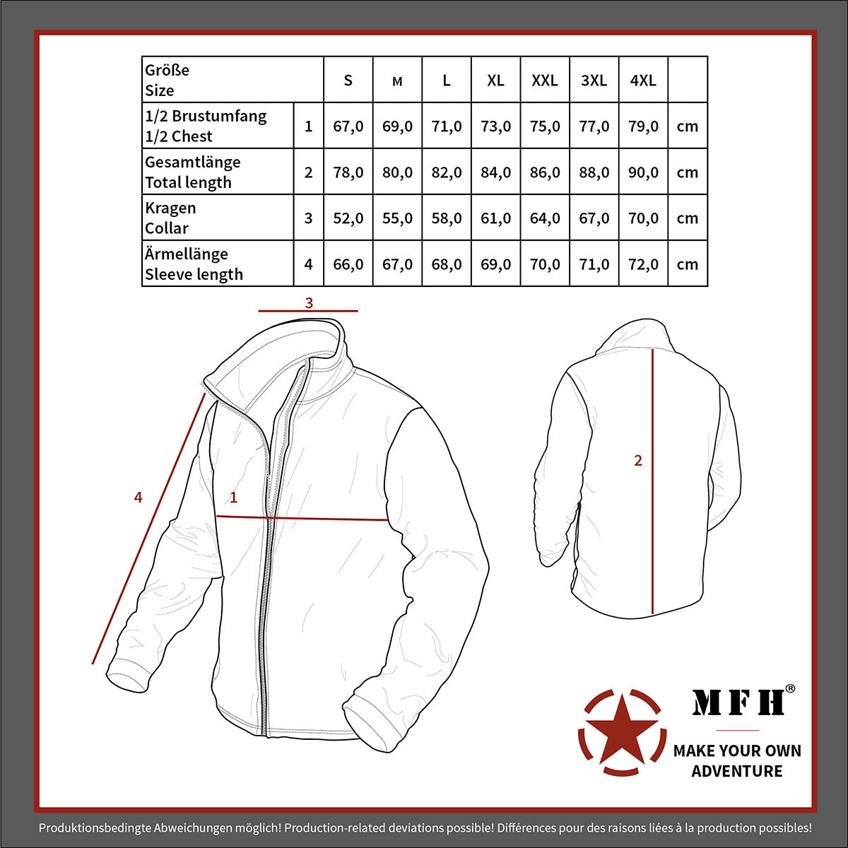 Jacke, "Security", schwarz, wasserdicht, antistatisch